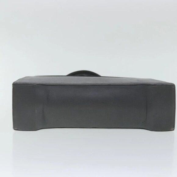 Salvatore Ferragamo Hand Bag Leather Gray Gold Auth bs18987 - Picture 13 of 16